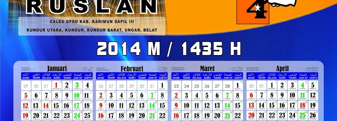 Jual Kalender Partai Politik – BOS BENDERA JAKARTA